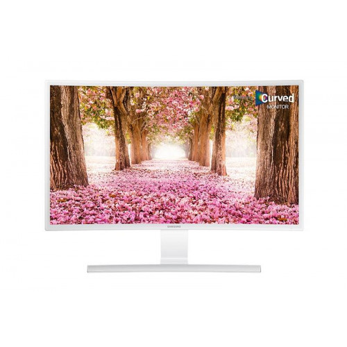 МОНИТОР 27" Samsung S27E591C White (VA, LCD, LED, 1920x1080, 4 ms, 178°/178°, 250 cd/m, 3`000:1, +HDMI, +MM )